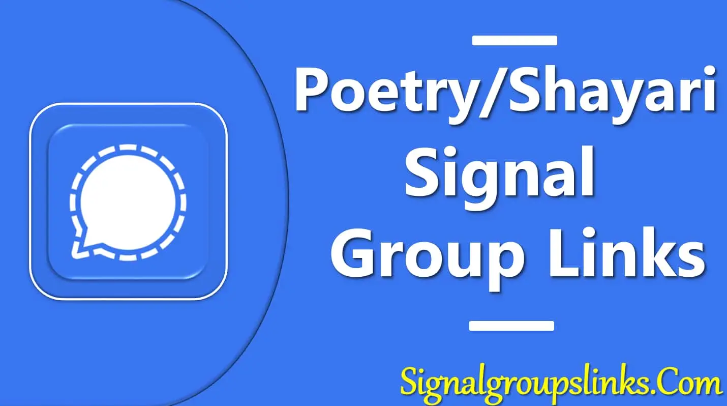 Poetry Signal Group Links